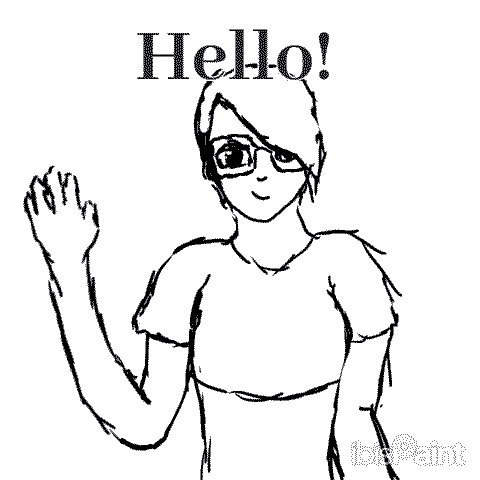 Drawing of me waving