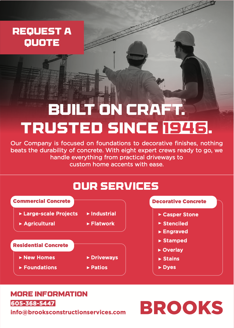 Picture of Brooks Construction Ad