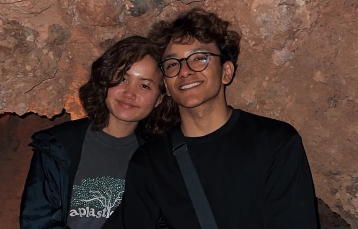 Picture of Aryan and his girlfriend Anisha in Colorado