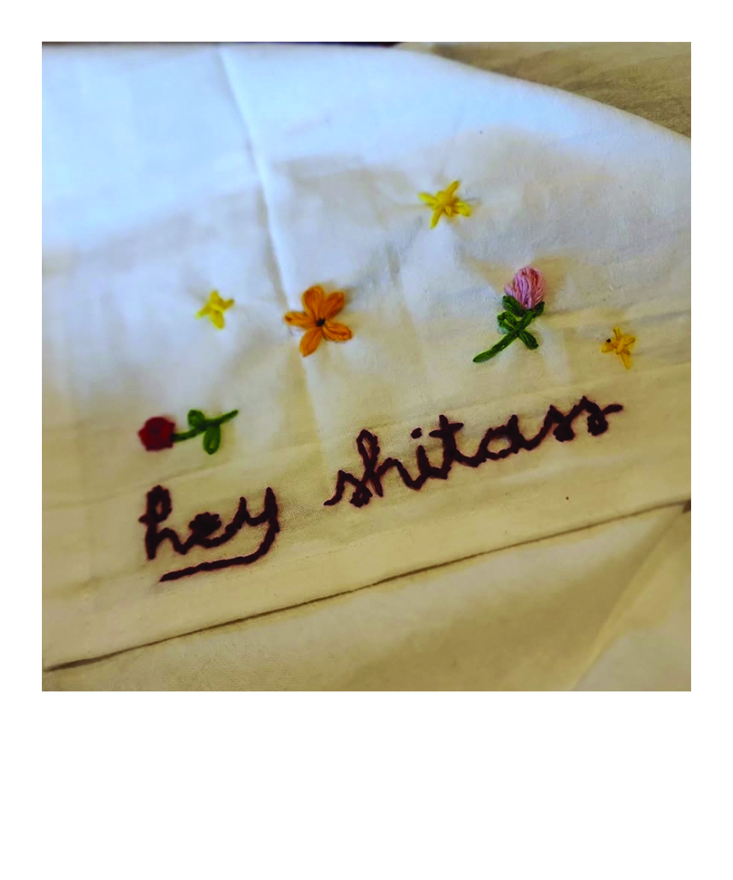 towel embroidery