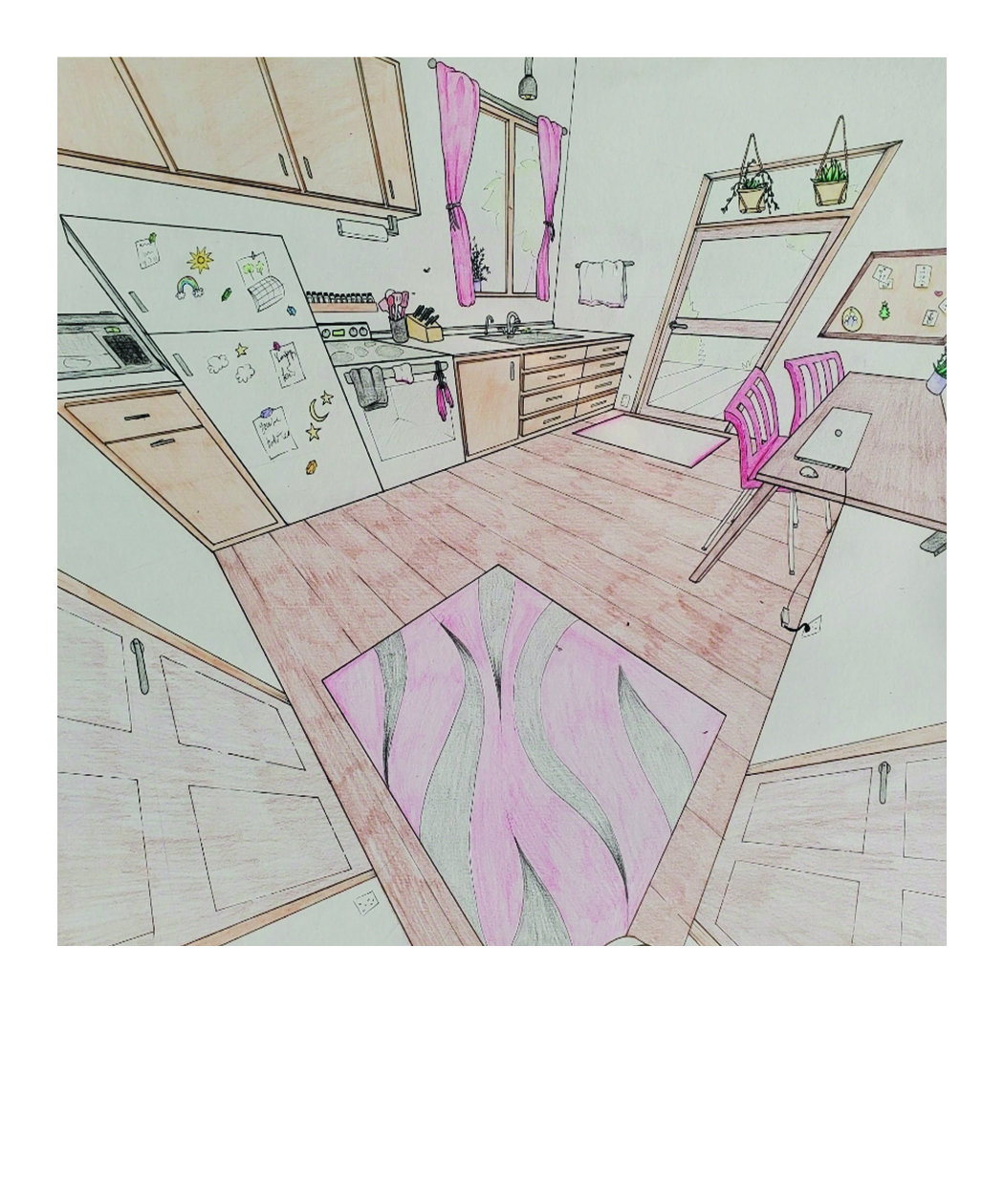 three point perspective drawing
